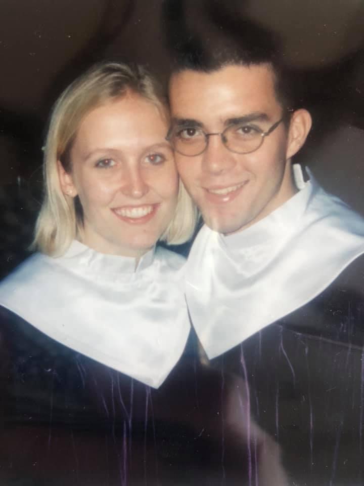 Gretchen and Ryan in 2000