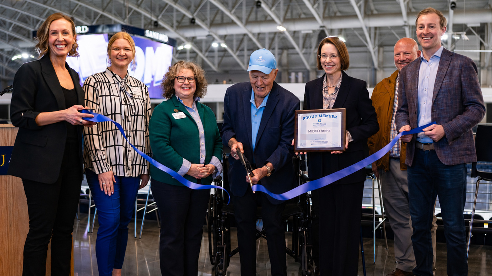 T. Denny Sanford Midco Ribbon Cuttting