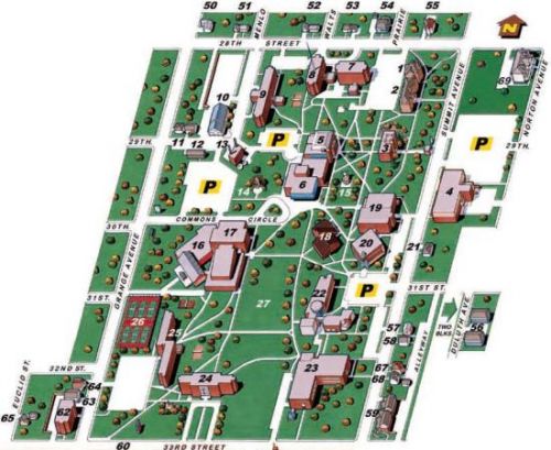 Augustana Campus Map North