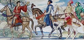 Ezra Winter, Canterbury tales mural (1939), Library of Congress John Adams Building, Washington, D.C.