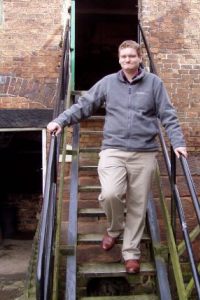 Dr. Alan K. Outram, archaeologist and faculty member at the University of Exeter. Co-project leader of excavations at the Mitchell Prehistoric Indian Village