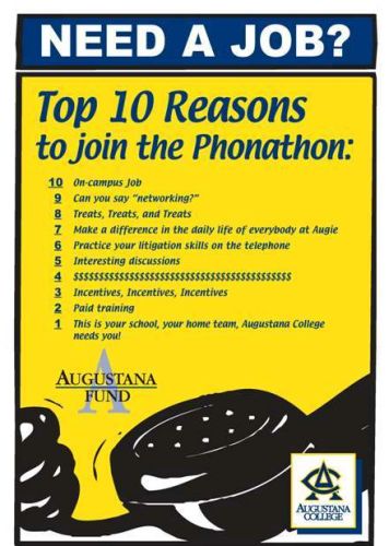 Phonathon poster