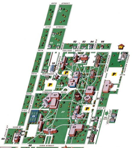 Augusta University Summerville Campus Map - Map
