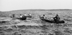 Canoes on Namakan Lake