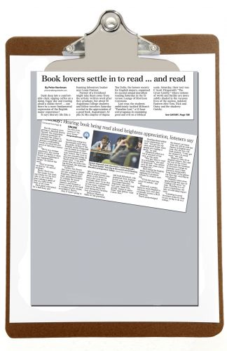 reading marathon argus leader clipping
