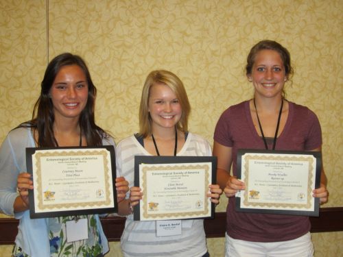 Courtney Moore, Claire Bestul and Brooke Woelber