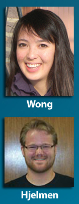 Kelly Wong and Carl Hjelmen