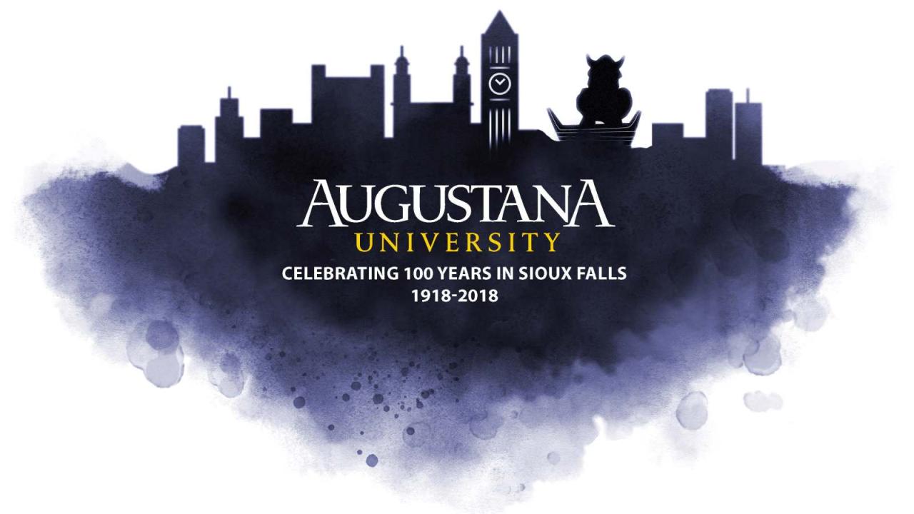 2018 marks Augustana's 100th anniversary in Sioux Falls.