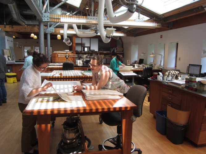 Morgan Library Paper Conservation Lab
