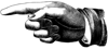 pointing hand