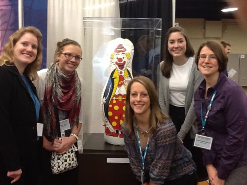 Augie's APS delegates posing with Bandura's famous bobo doll