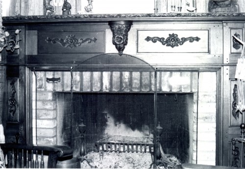 Fireplace Mantel Carved by Jim Savage