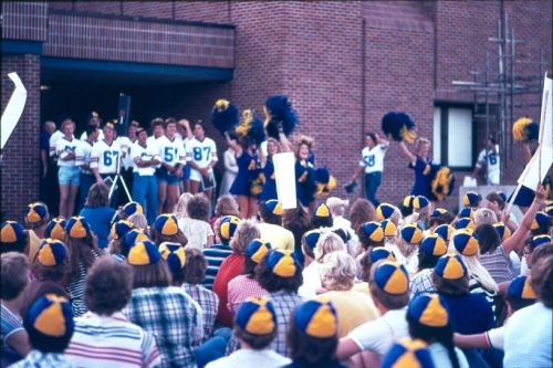 Augustana Pep Rally, Sept. 1979