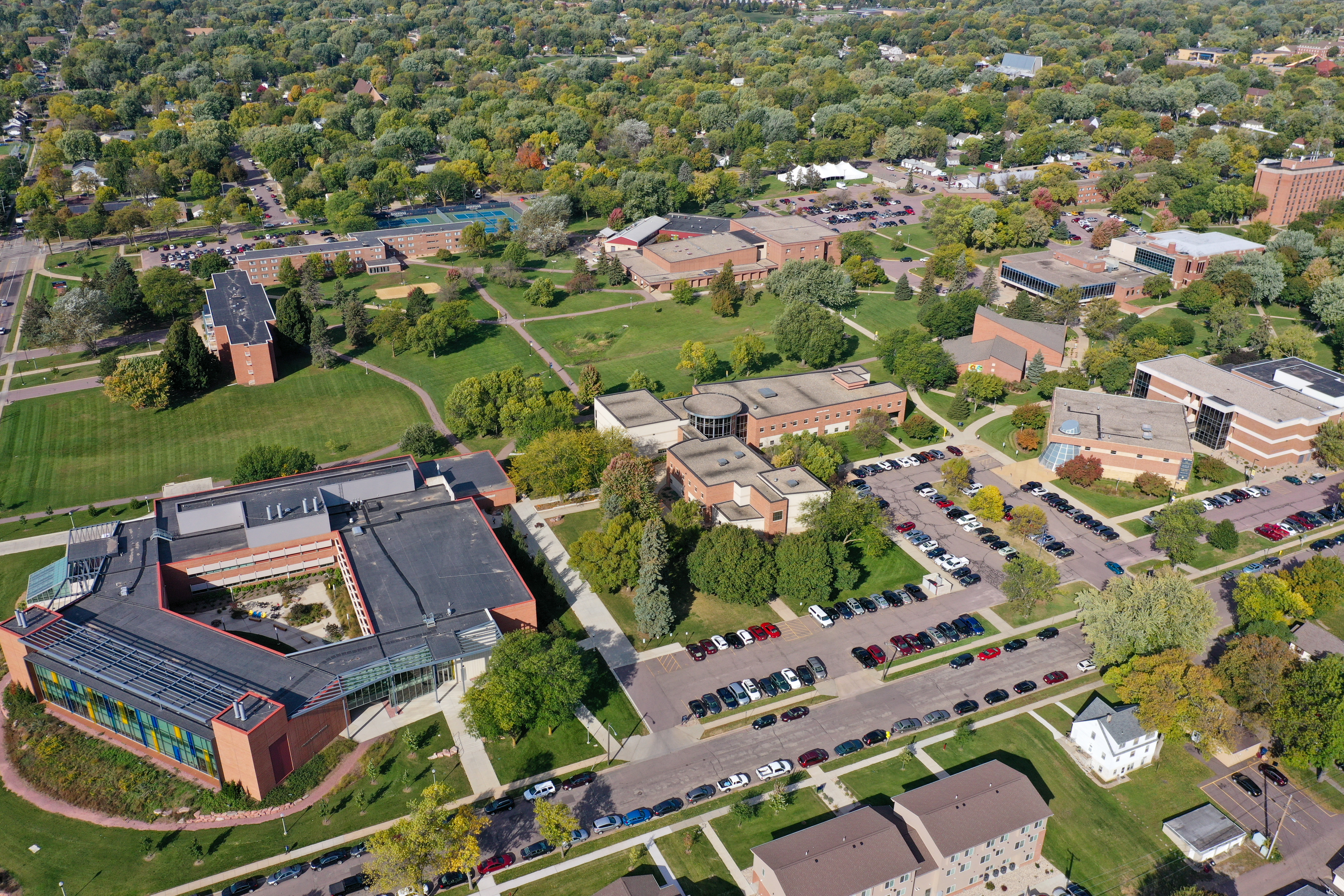Augustana College Campus Map Maps And Directions - Augustana University