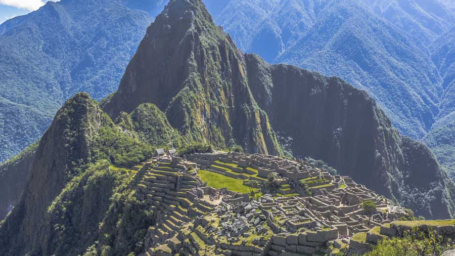 Machu Picchu ruins in Peru on art and architecture study abroad course