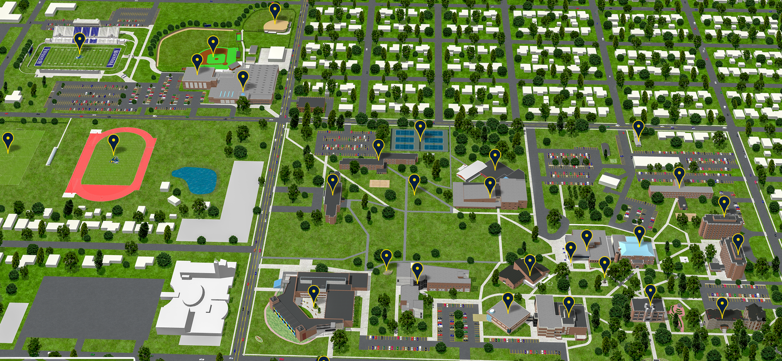 Augustana College Campus Map Virtual Visit Experiences | Augustana University