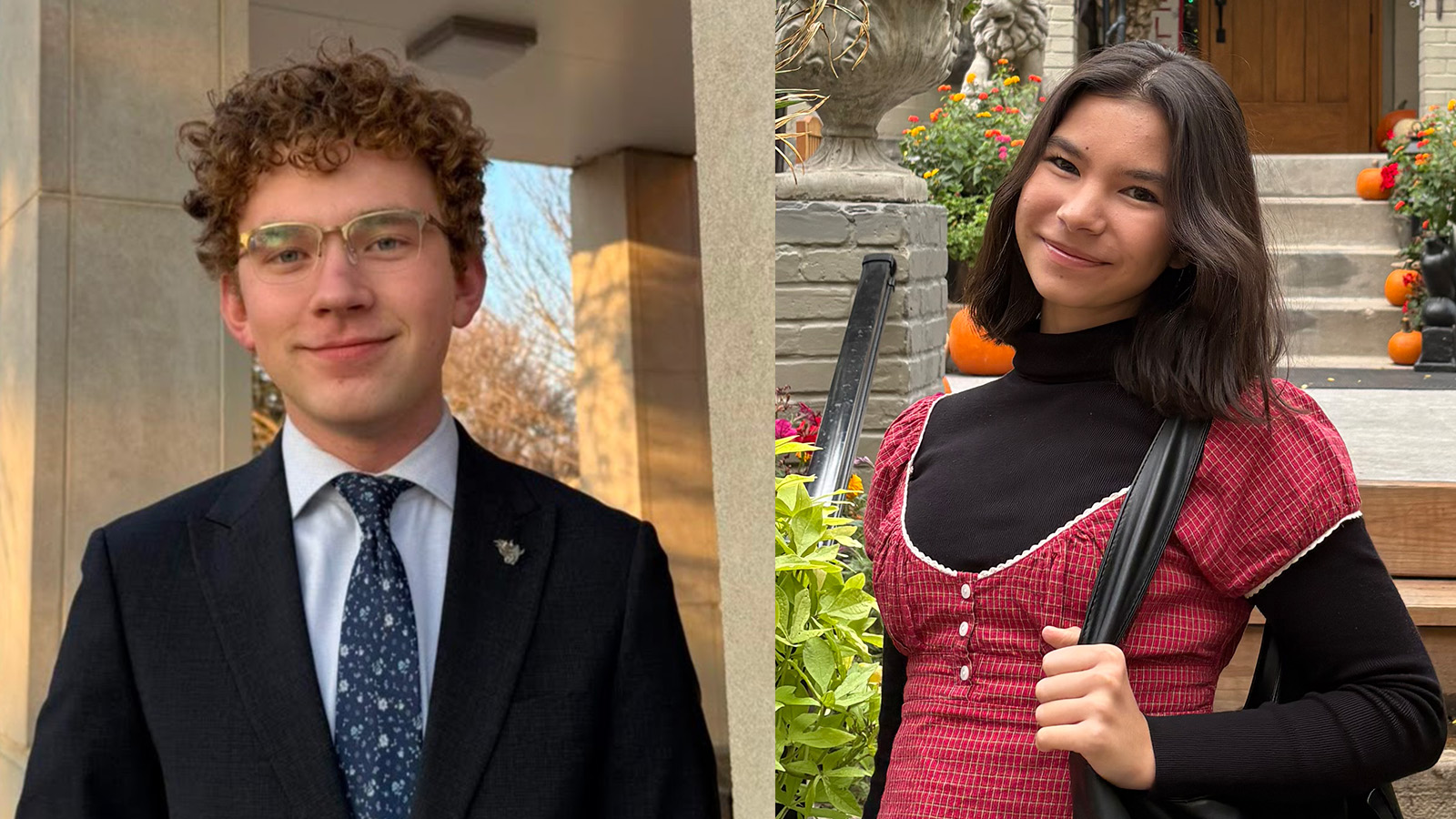 2026 Peace Scholars: Ayden Calvert and Maya Madson