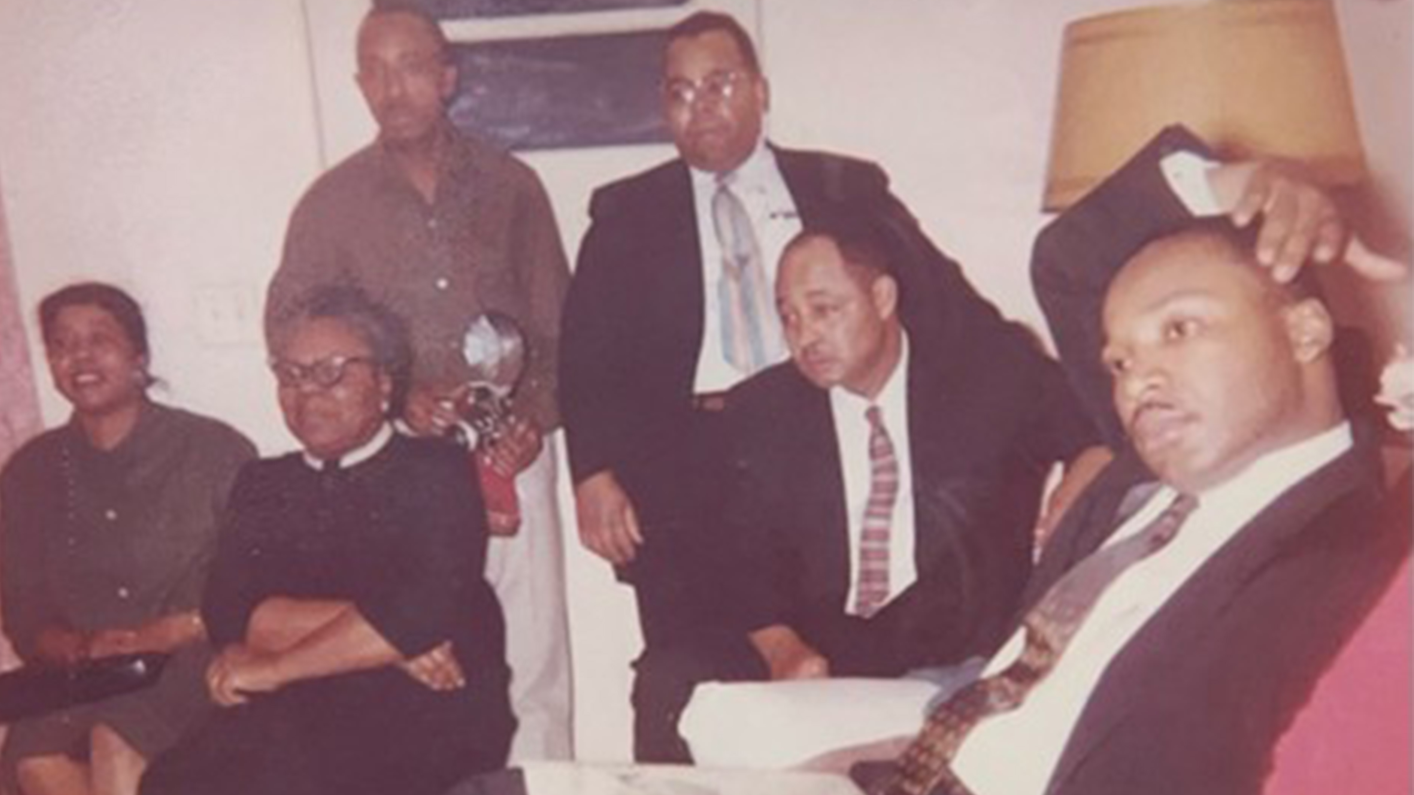Alfred White Sr. With MLK Jr.