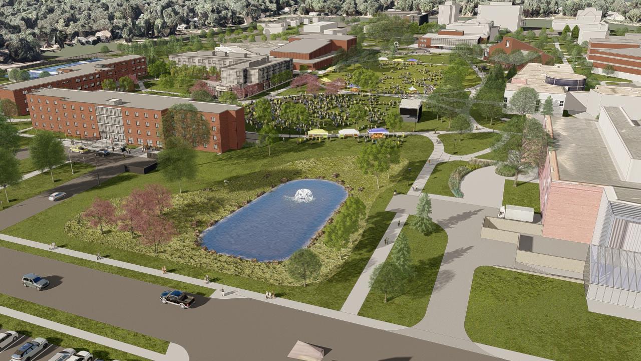 Campus Green Rendering