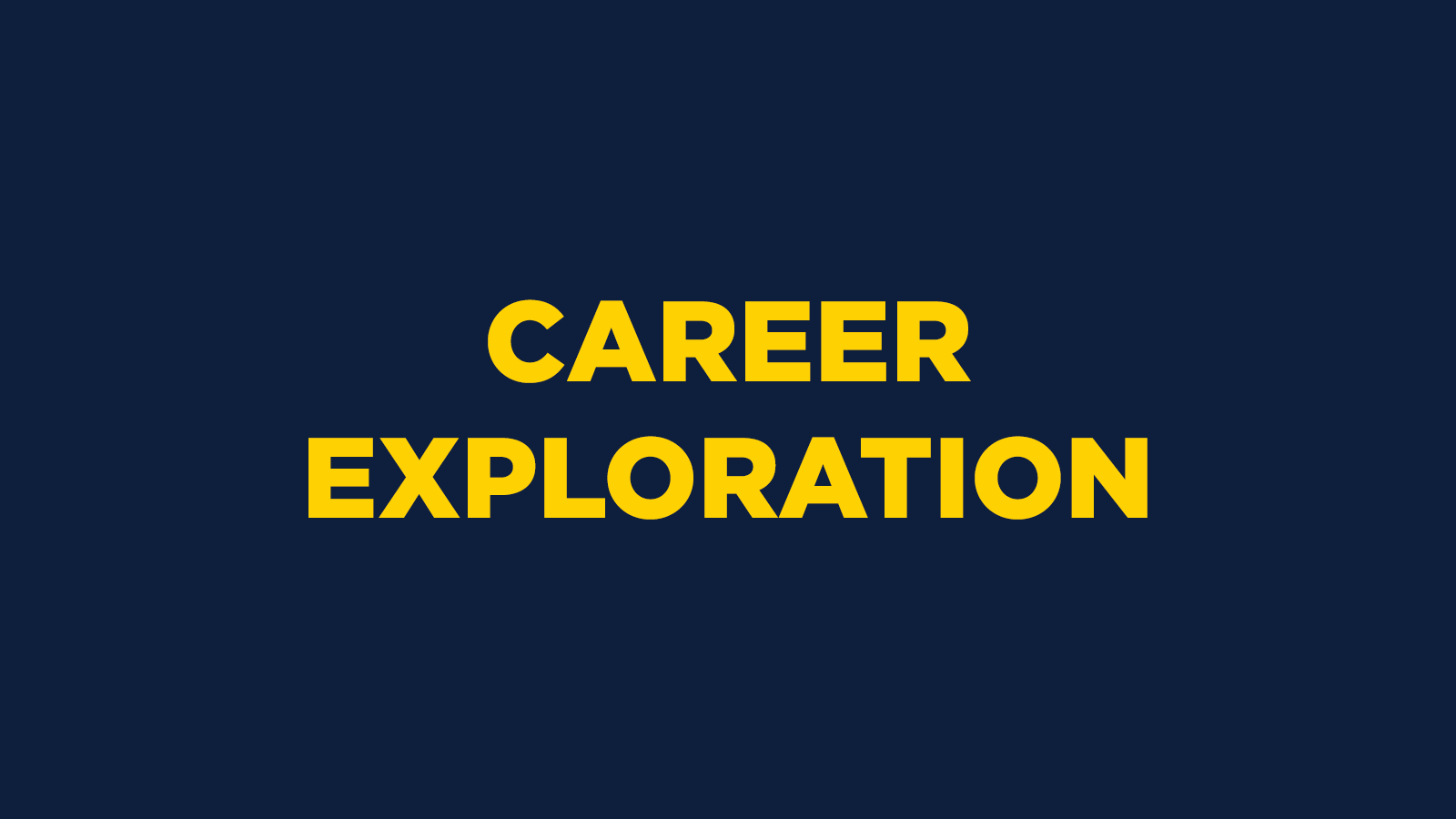 Career Exploration