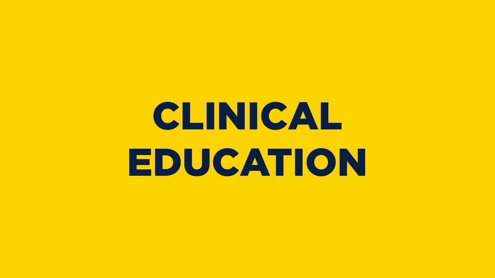 DPT Clinical Education