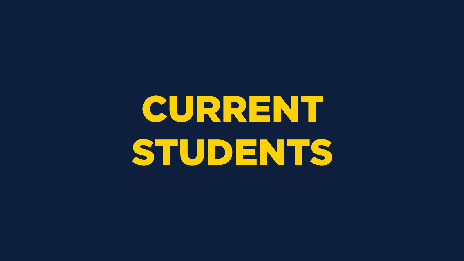 Services for Current Students
