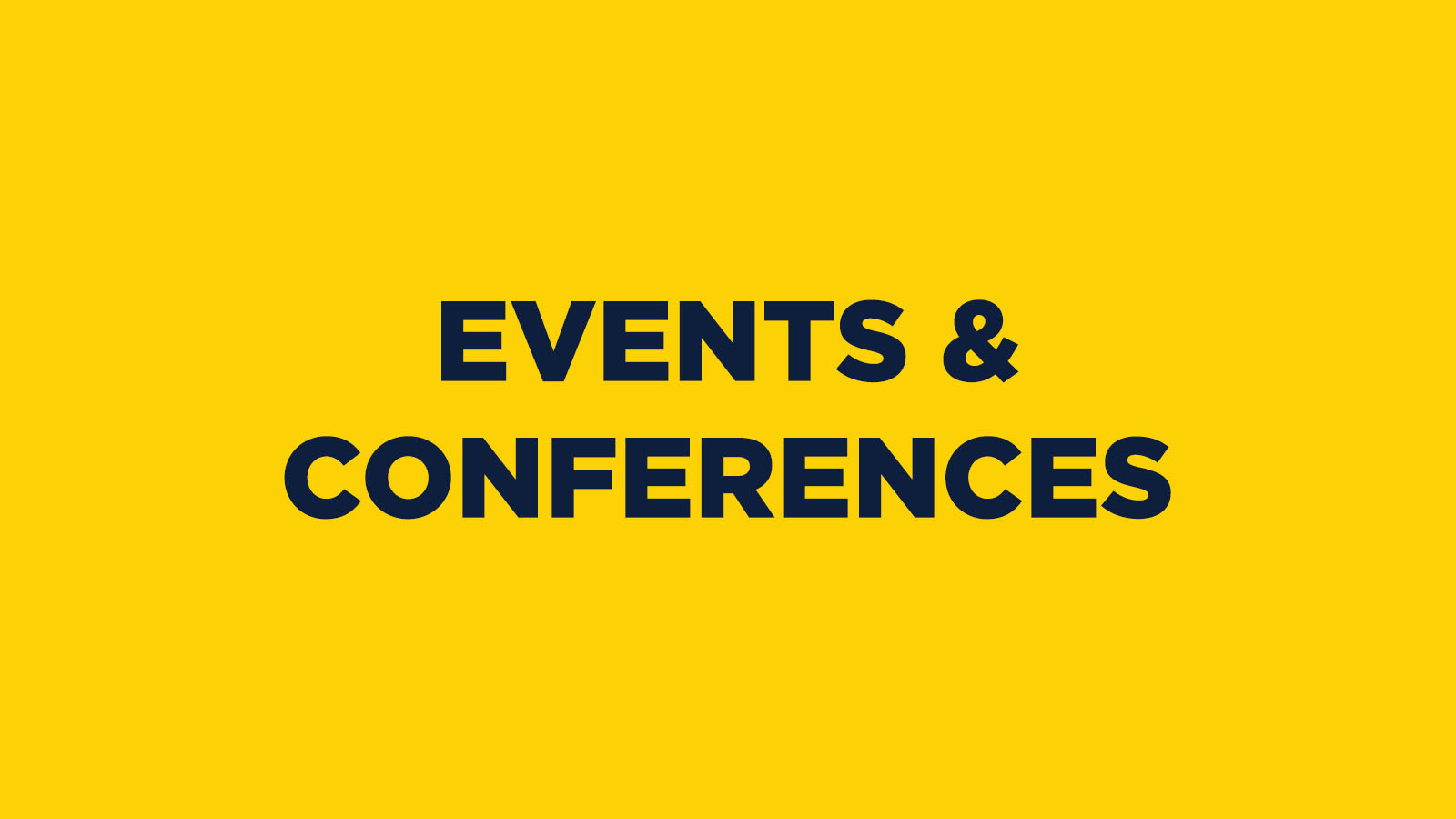 Events & Conferences