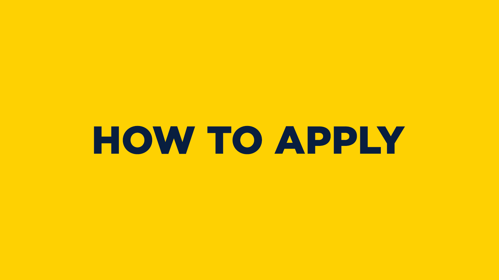 How To Apply