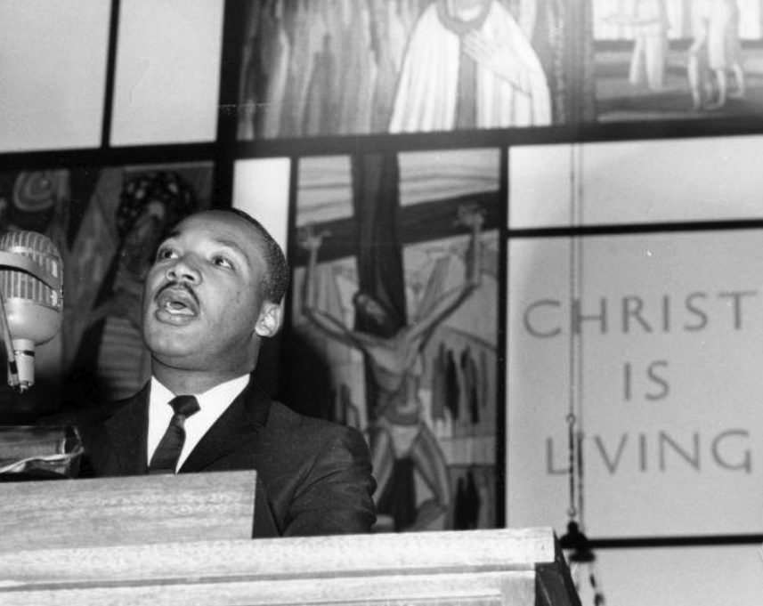MLK in Front of Reredos