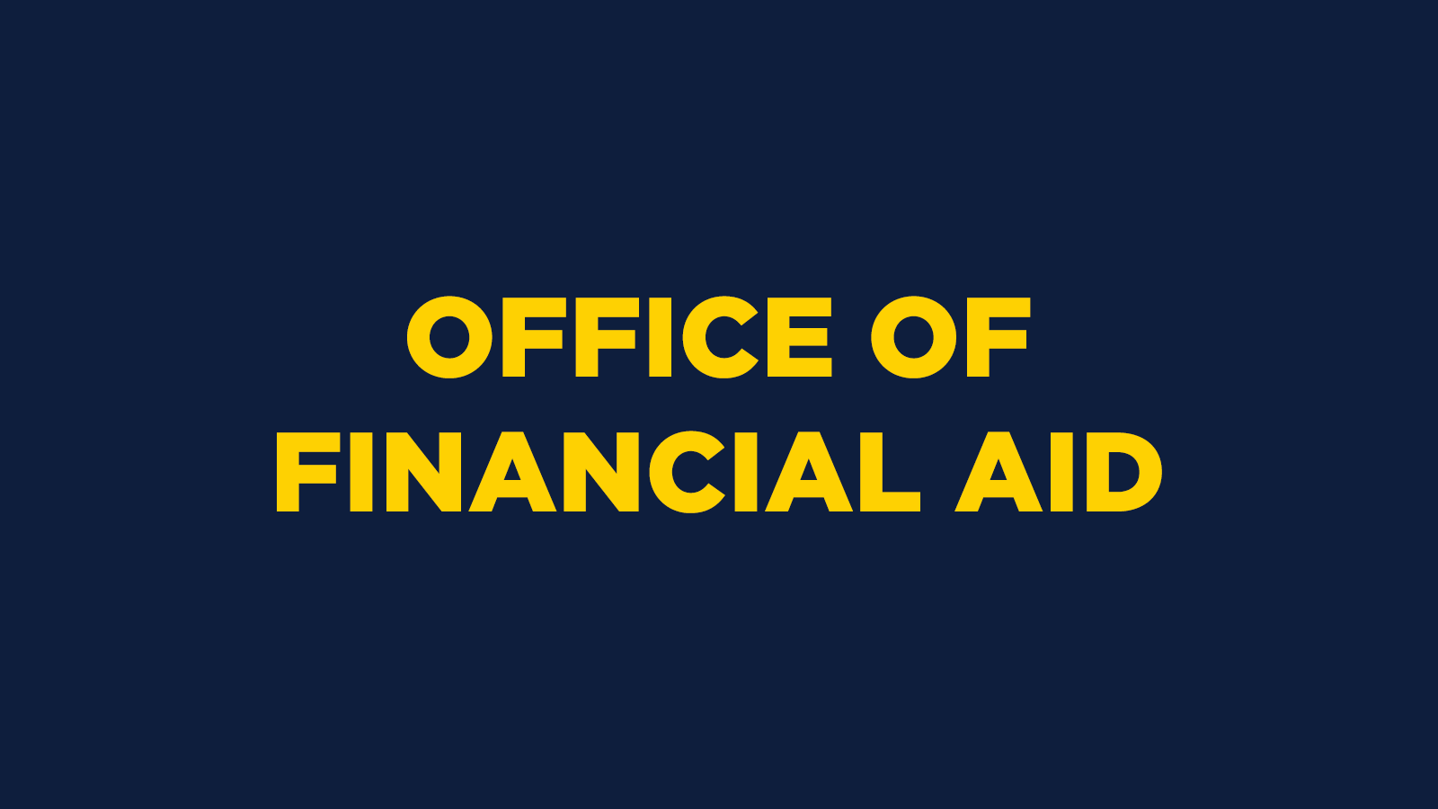 Office of Financial Aid