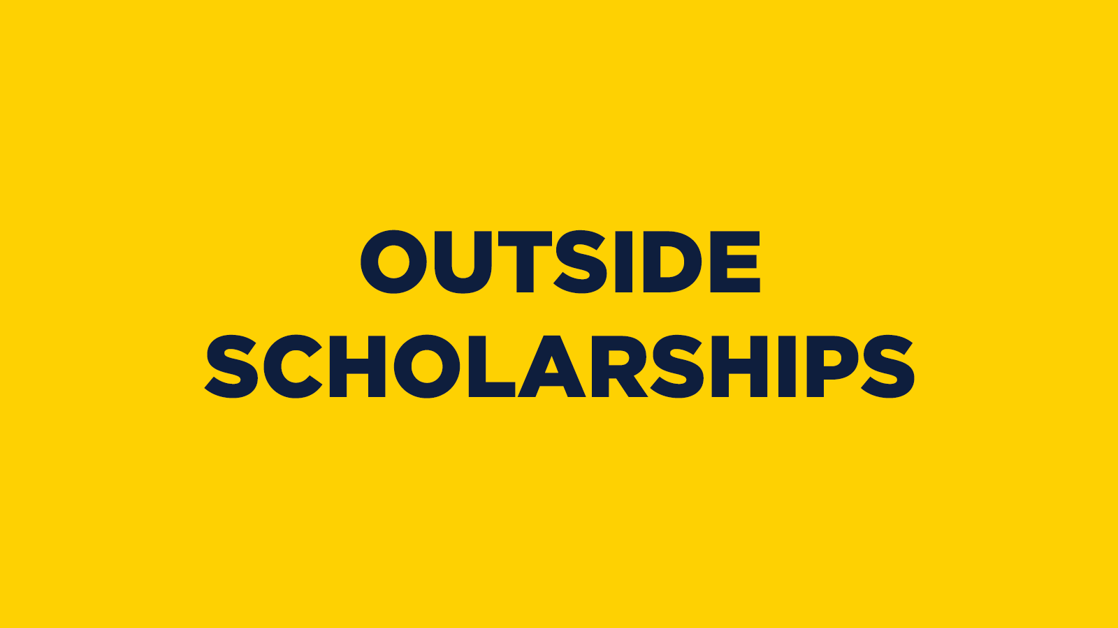 Outside Scholarships
