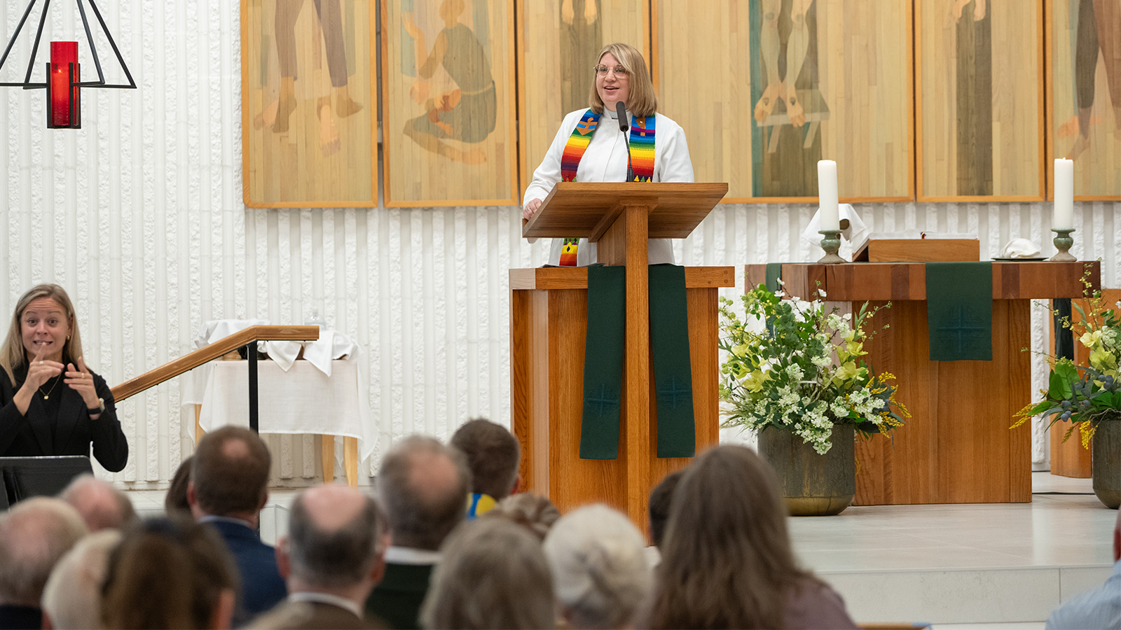 Rev. Ann Rosendale Preaching at Chapel Rededication