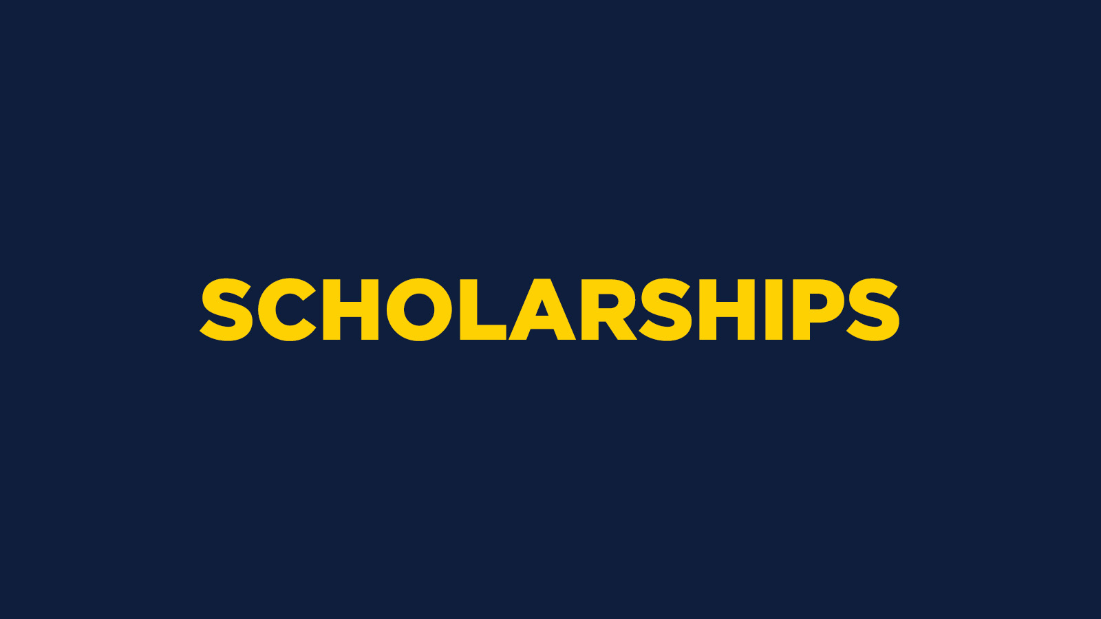 SCHOLARSHIPS