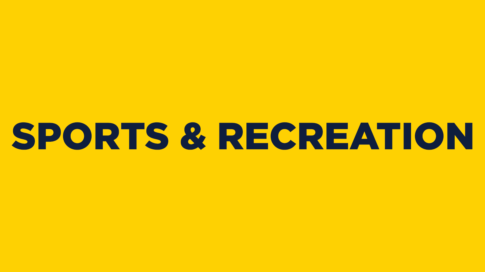 Sports & Recreation