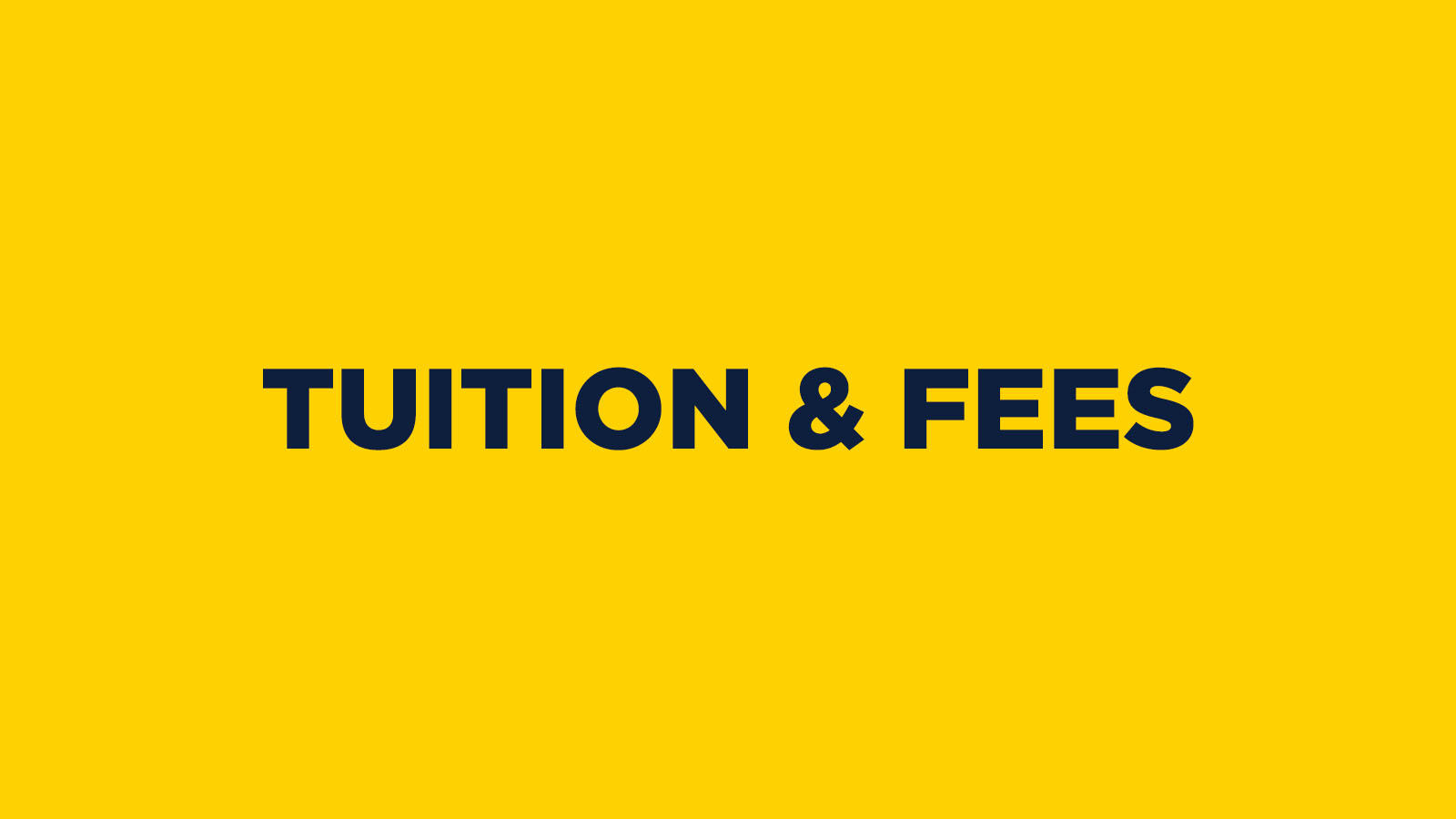 Tuition & Fees