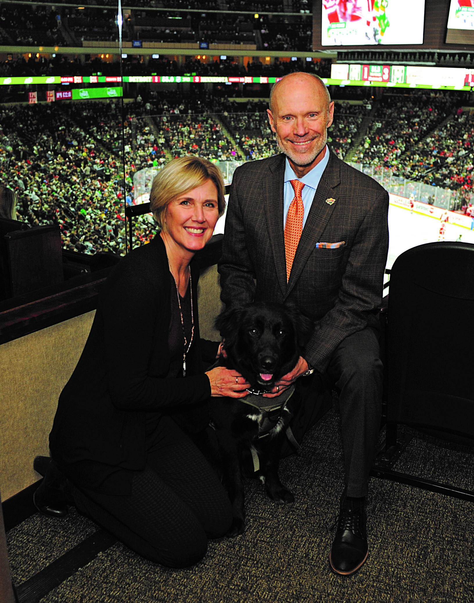 Wayne Petersen, Wife, Kelly, and Brooksy