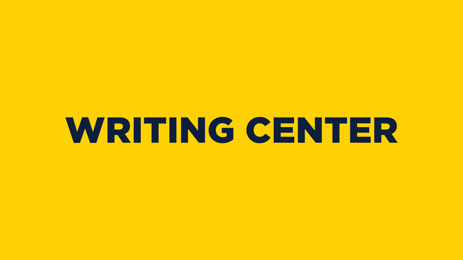 Writing Center