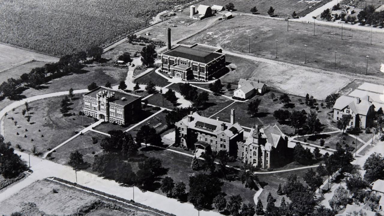 Augustana University campus, 1938