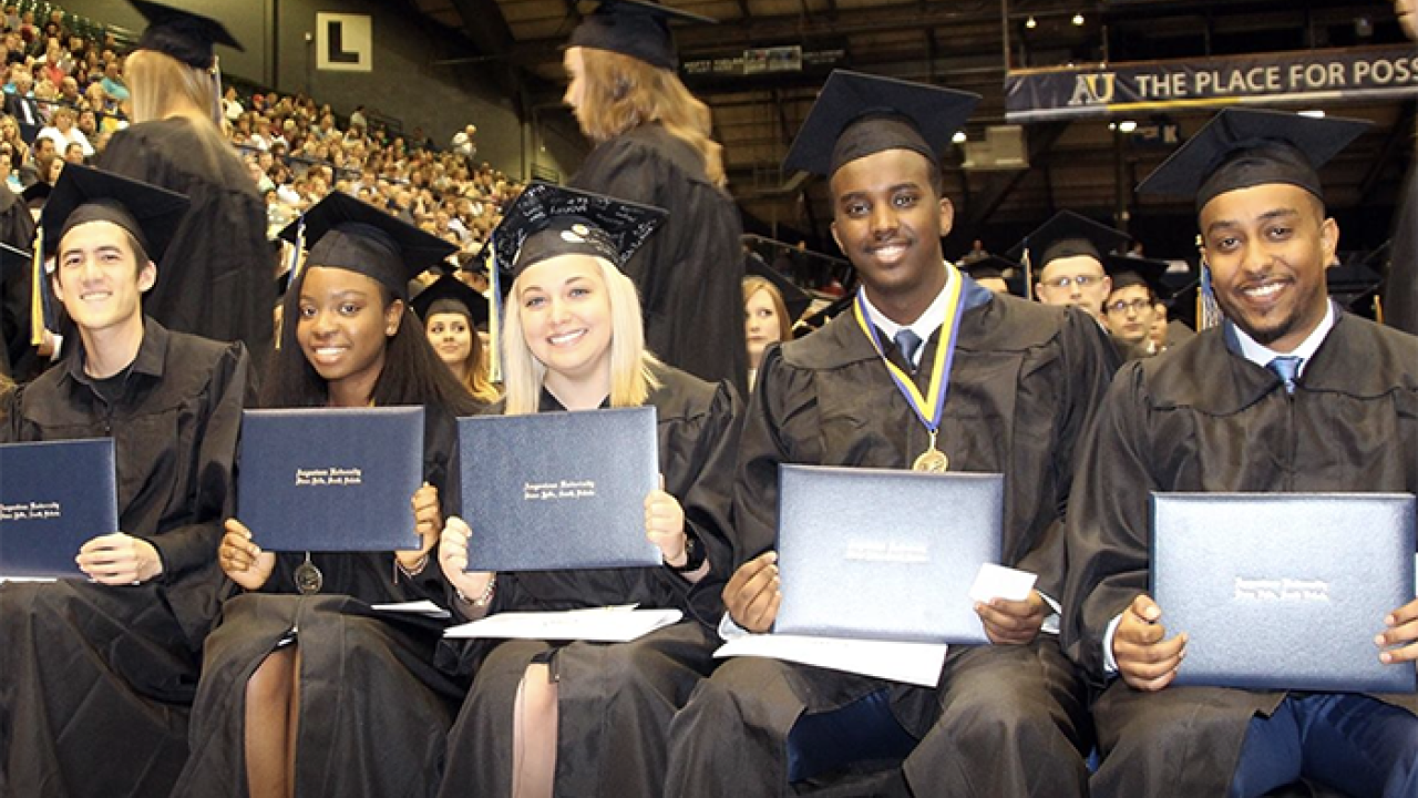 Wall Street Journal Ranking - Image of Augustana Commencement