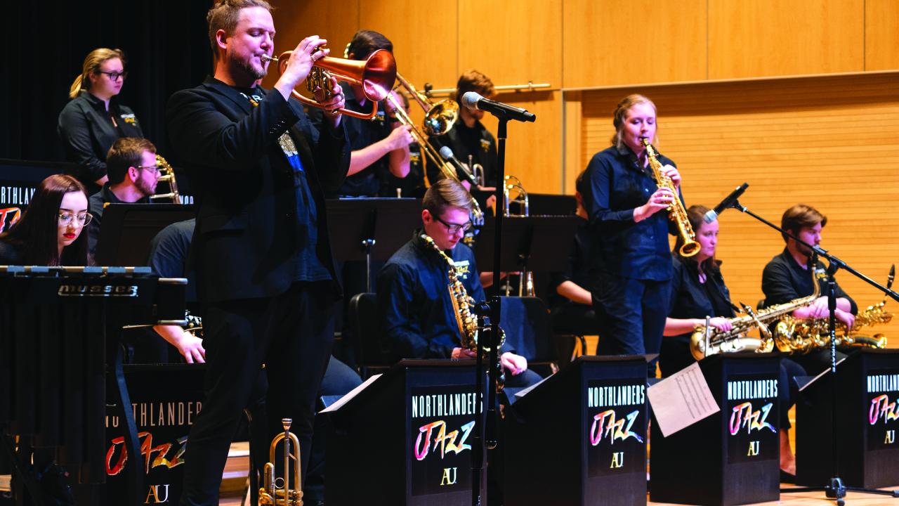 Northlanders Jazz band performing