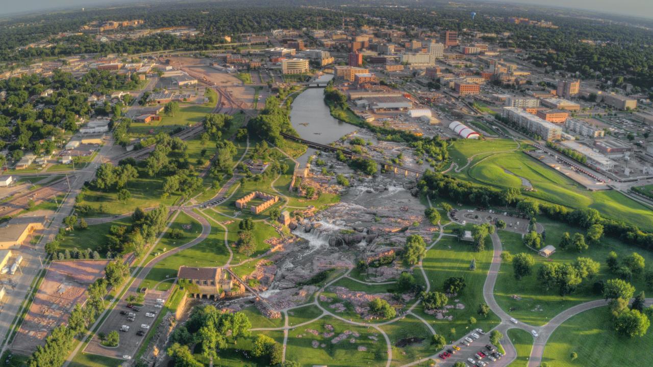 Sioux Falls Aerial View