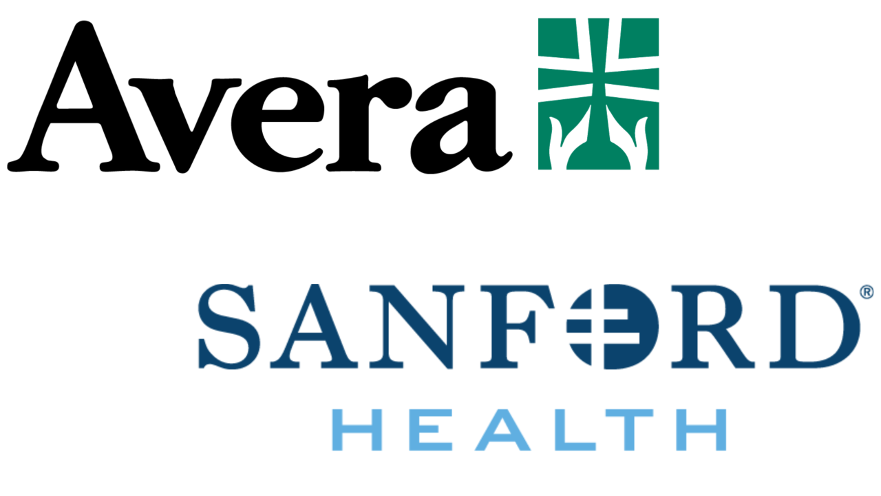 Avera health and Sanford health logos