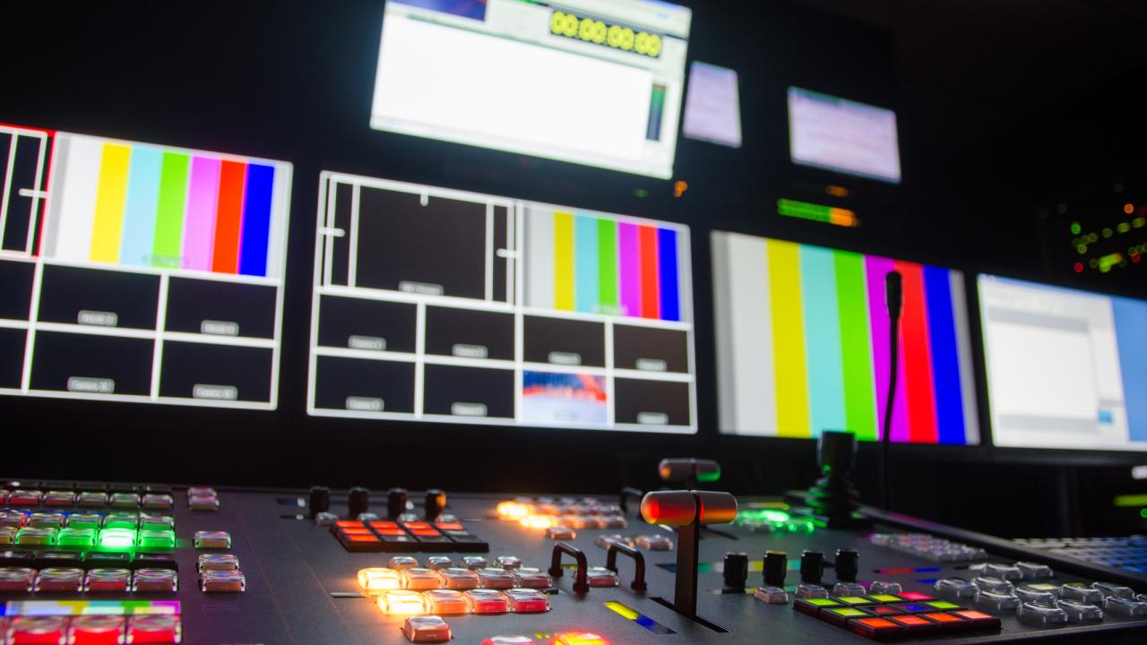 TV control room 