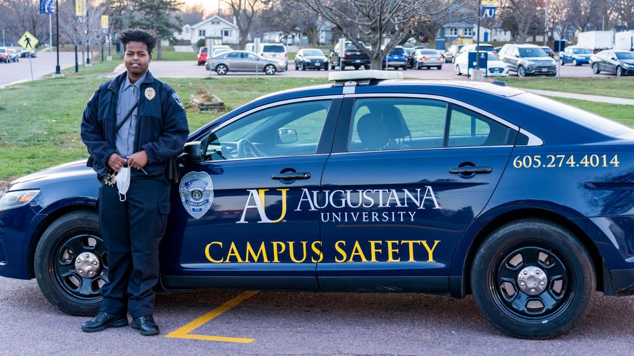 Campus Safety Office by Car