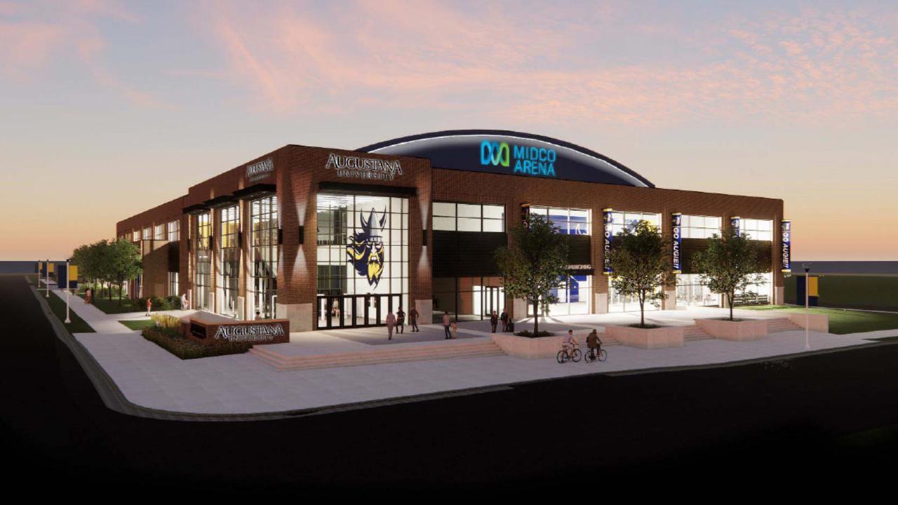 Midco Arena West Elevation