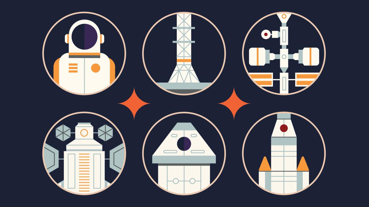 Blake Schumacher, “NASA Artemis Icons,” graphic design