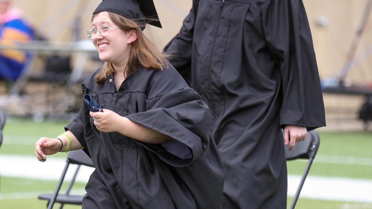 augie access students at graduation