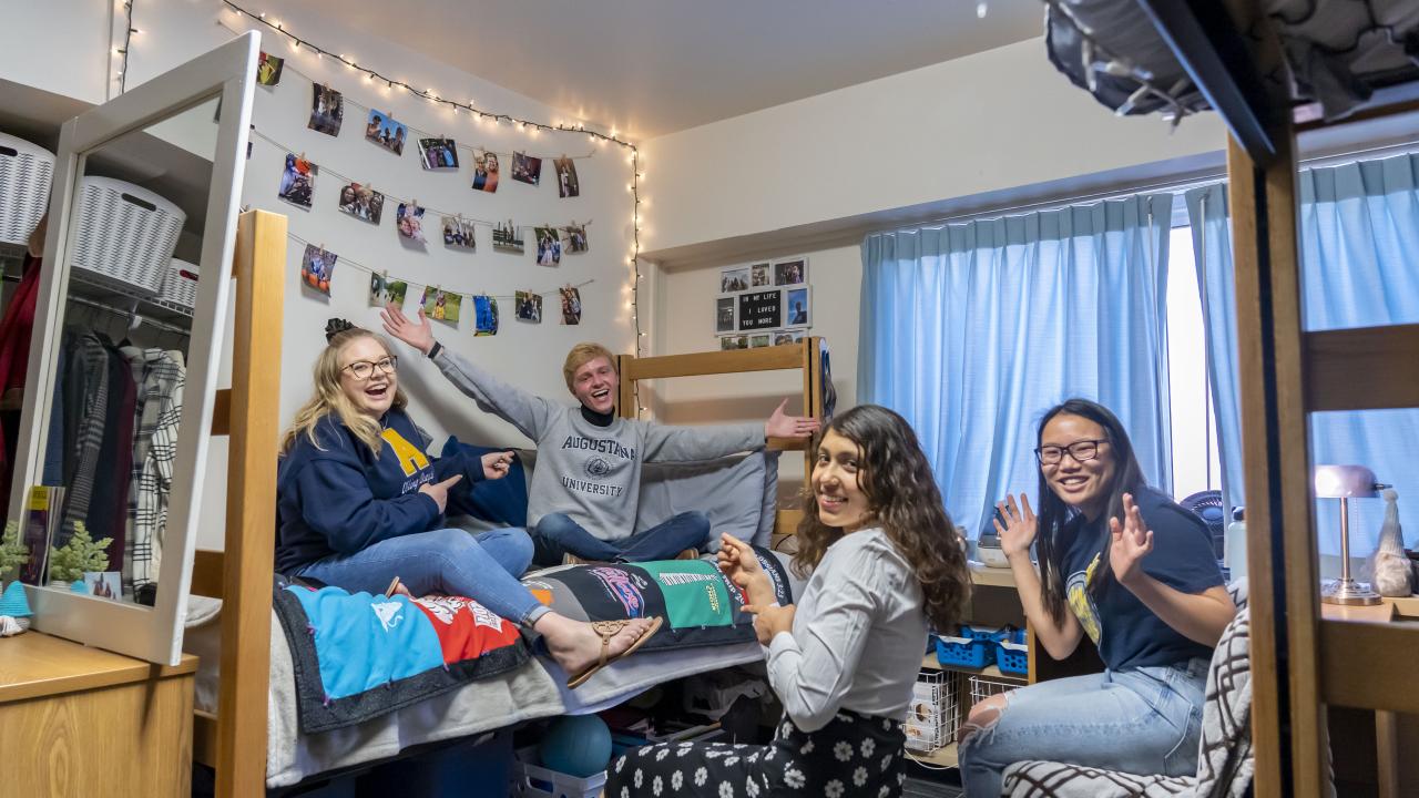 Students in Residence Halls
