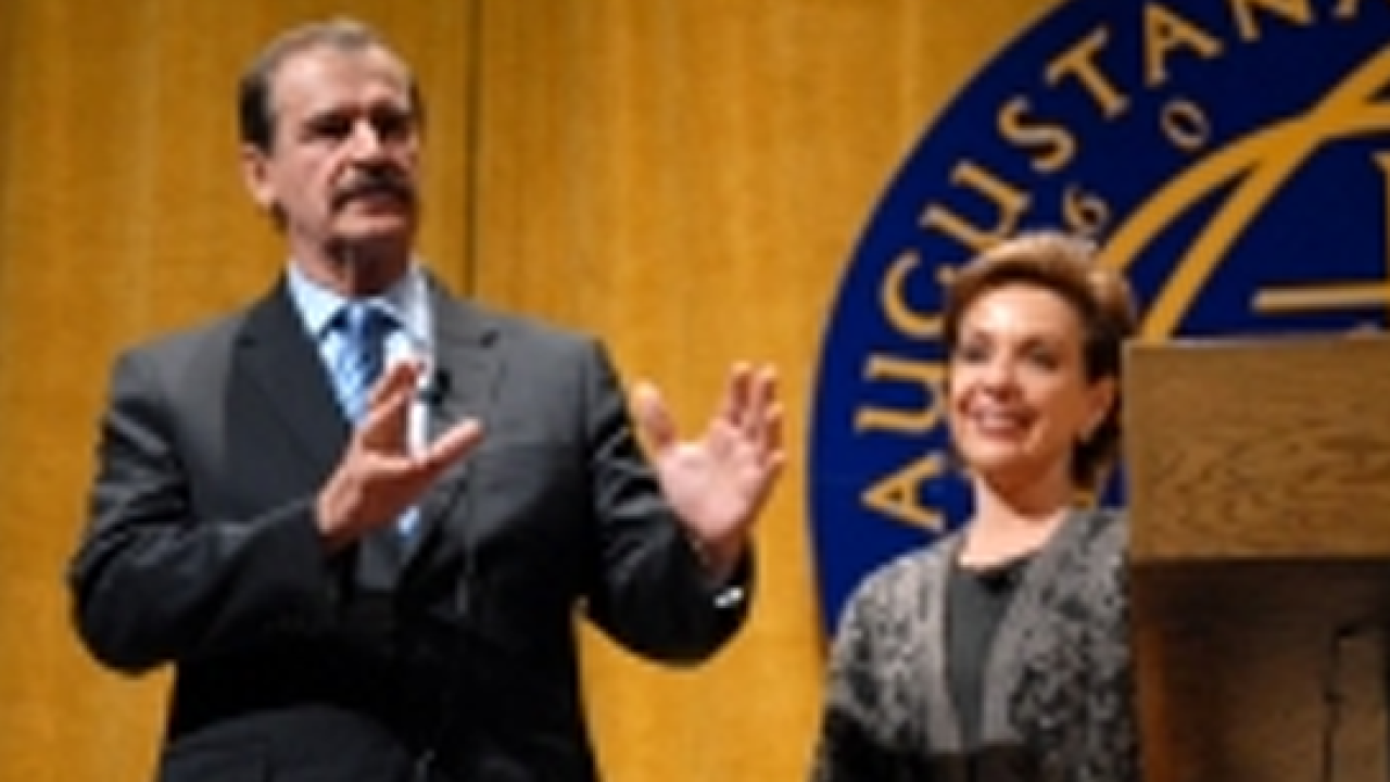 Vicente Fox and Marta Fox