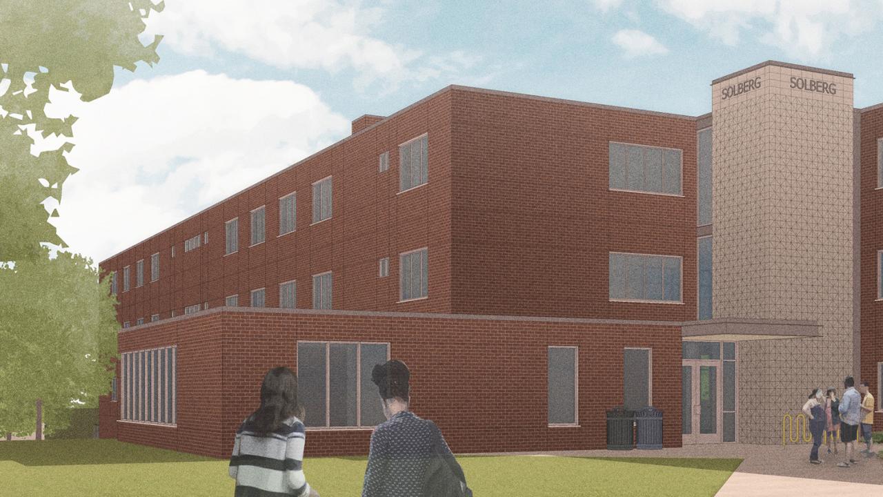 Exterior Rendering — East View